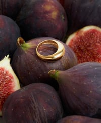 Image 2 of Violet Gold Dome Ring