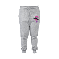 Image 2 of "Lift Up , Level Up" 3 - Athletic Grey Jogger Set