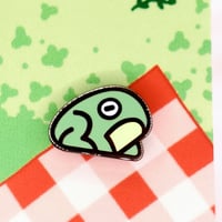 Image 1 of Tiny Frog Enamel Pin