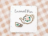 Image 1 of Teapot and Cup Enamel Pin set