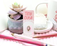 Image 1 of Tiny Creamsicle Enamel Pin