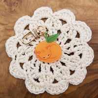 Image 1 of Orange Cat Keychain