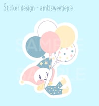 Image 2 of Dreamy Balloon Sticker