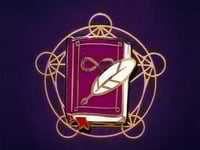 Image 3 of Spell Book Enamel Pin