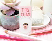 Image 1 of Tiny Travel Coffee Enamel Pin