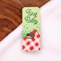 Image 2 of Tiny Snail Enamel Pin