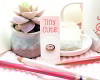 Image 1 of Tiny Donut Enamel Pin