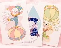 Image 1 of Comfort Clowns Postcard