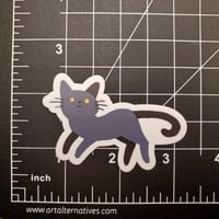 Image 2 of Black Cat Sticker