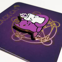 Image 4 of Black Cat Enamel Pin