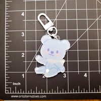Image 2 of Doily Teddy Bear Keychain