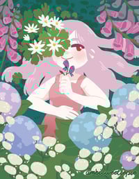 Image 1 of Among the Flowers - Art print