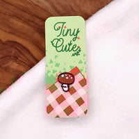 Image 2 of Tiny Mushroom Enamel Pin