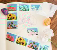 Image 1 of Full Bloom Stamp Washi tape