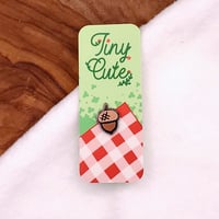 Image 2 of Tiny Acorn Enamel Pin