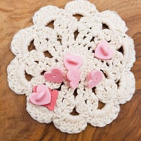 Image 3 of Pink Heart Pin Backs