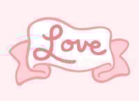 Image 2 of Love Iron on Patch