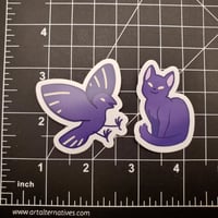 Image 3 of Witchy Stickers - Crow and Cat