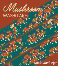 Image 1 of Mushroom washi tape - 15mm