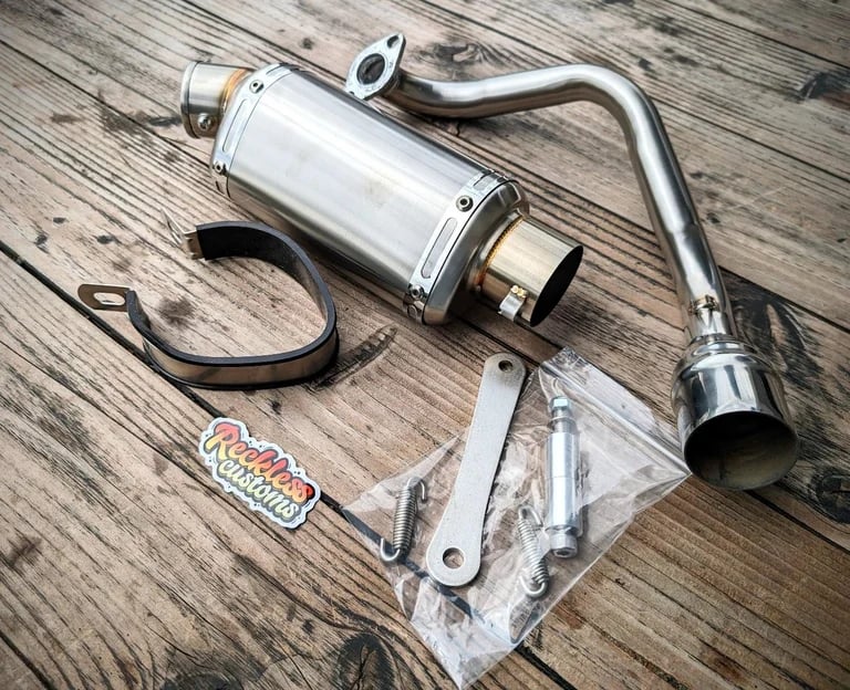 GY6 Stainless Exhaust 