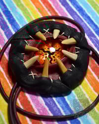 Image 1 of Tri Eye Red Wyrm Bolo Tie