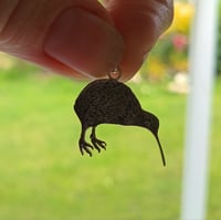 Image 3 of Twenty Cent Kiwi Earrings