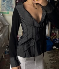Image 6 of sistes blazer top 