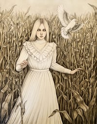 Image 2 of 'He Leads Me' Print