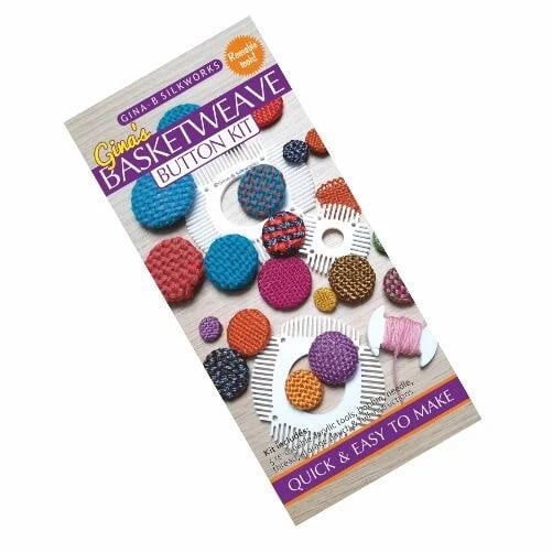 Image of BACK IN STOCK! Basketweave Button Kit by Gina B Silkworks 