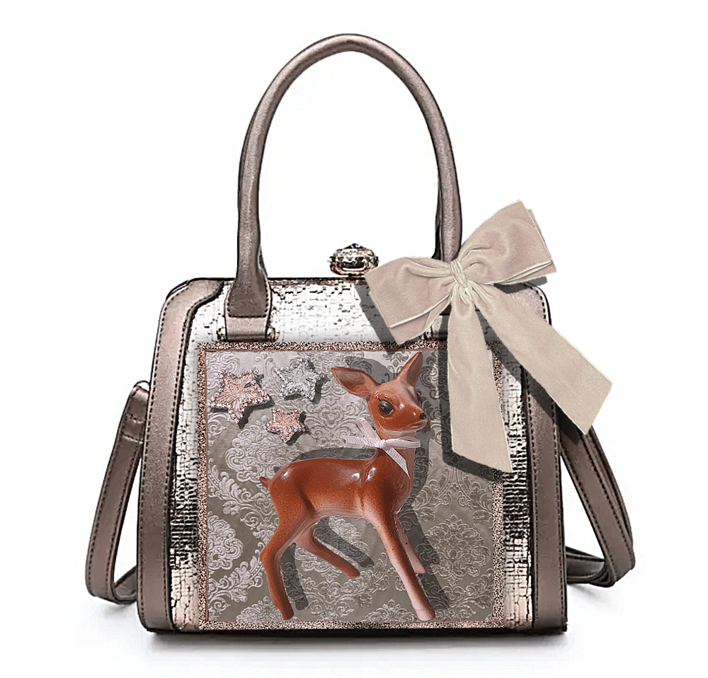 Image of House of HC DEER Handbag - Scented Chocolat Macaron 