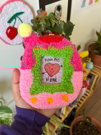 Image 1 of Tamafriend Tufted Photocard Holder
