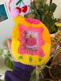 Image 2 of Tamafriend Tufted Photocard Holder