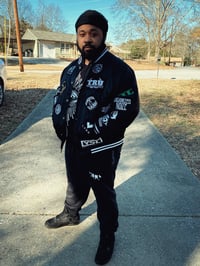 Image 1 of Wolf Embroidered Joggers 