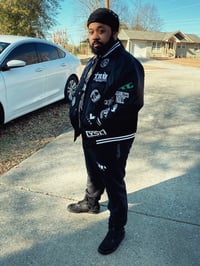 Image 2 of Wolf Embroidered Joggers 