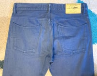 Image 7 of Stevenson Overall co. 727 La Jolla indigo dyed jeans, size 32 (fits 33”)