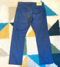 Image 8 of Stevenson Overall co. 727 La Jolla indigo dyed jeans, size 32 (fits 33”)