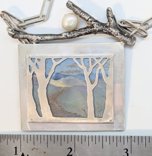 Image of Reversible Landscape with Twig and Pearl