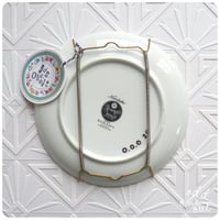 Image 2 of Skully - Hand Painted Vintage Plate