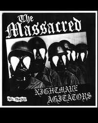Image 1 of THE MASSACRED - "NIGHTMARE AGITATORS" LP