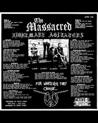 Image 3 of THE MASSACRED - "NIGHTMARE AGITATORS" LP