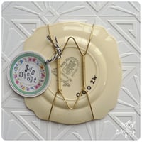 Image 2 of Rainbow Pride - Hand Painted Vintage Plate