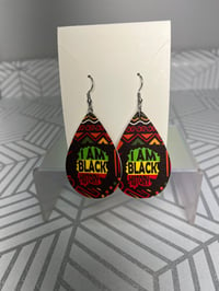 Image 1 of I Am Black History Earrings