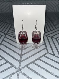 Image 2 of Wine Time Earrings