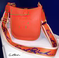 Image 2 of Pebbled Leather Crossbody Bag (Tap for more colors )         