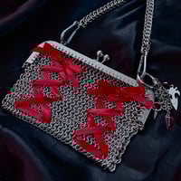 Image 1 of . : + chainmaille corset purse + : .