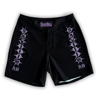 Image 2 of GISH SHORT / BLK&PURP
