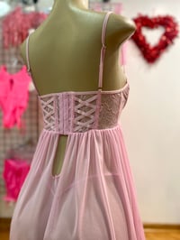 Image 1 of Pink Babydoll Set
