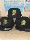 2 MANY BLUNTS ALIEN SNAPBACK HAT (IIN STOCK)