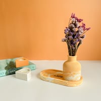 Image 1 of Vase BOTTLE ”Marbled”