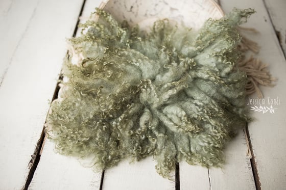 Image of Olive Sage hand felted fur